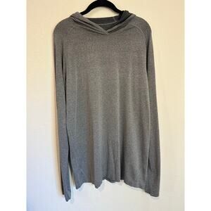 Lululemon Drysense Hoodie Mens Long Sleeve Grey Large